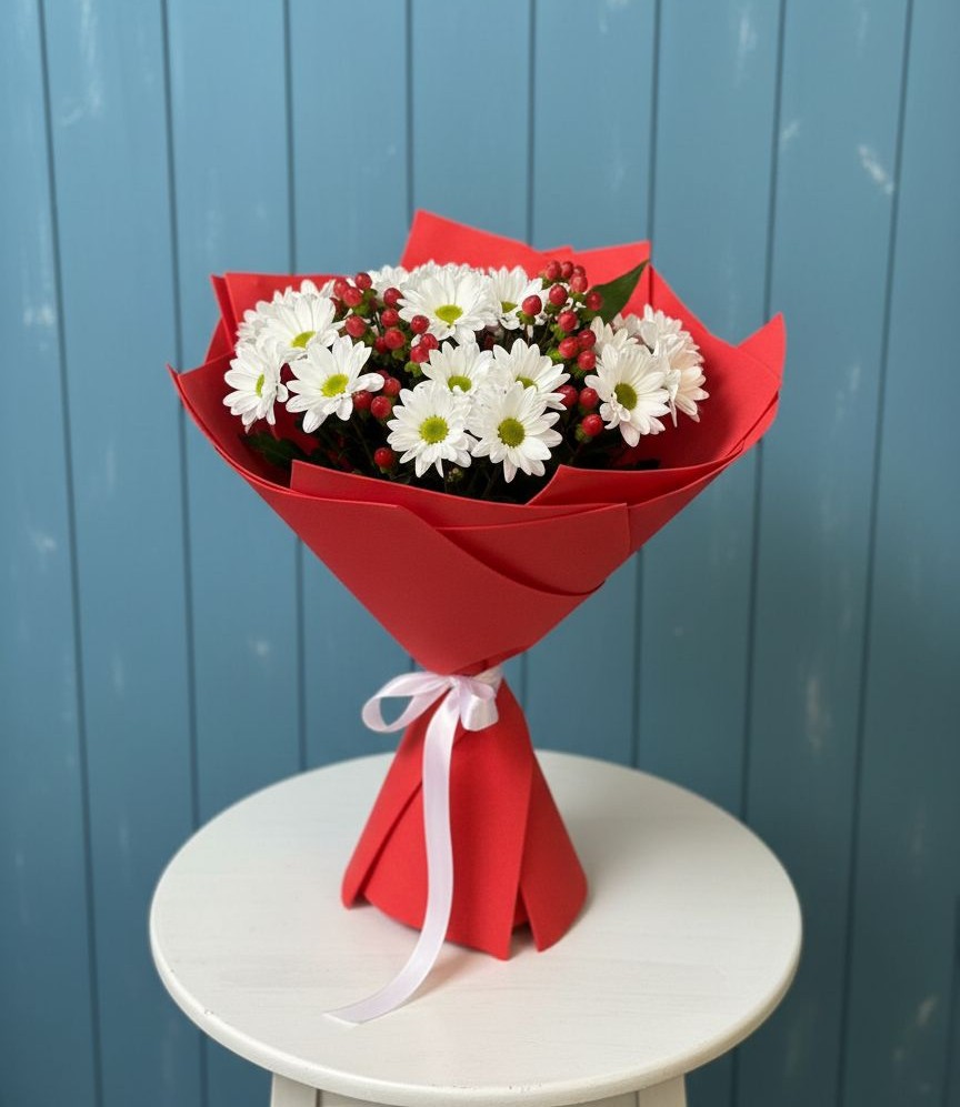 Букет цветов из: Хризантемы в Стерлибашево