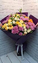 Букет цветов из:  Хризантемы и Розы #REPLACE_PRED# Стерлибашево