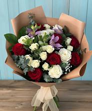 Букет цветов из:  Розы и Альстромерии в Стерлибашево
