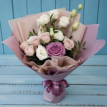 Букет цветов из:  Розы и Лизиантусы #REPLACE_PRED# Стерлибашево