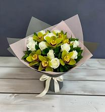 Букет цветов из:  Орхидеи и Розы в Стерлибашево