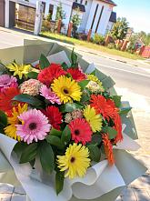 Букет цветов из:  Герберы #REPLACE_PRED# Стерлибашево