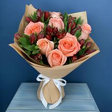 Букет цветов из:  Розы и Альстромерии в Стерлибашево