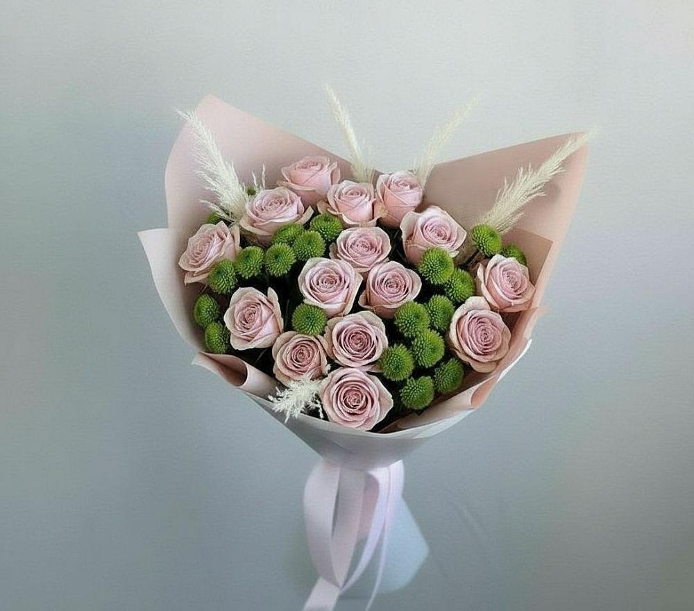 Букет цветов из: Розы и Хризантемы в Стерлибашево