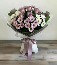 Букет цветов из:  Хризантемы и Розы в Стерлибашево