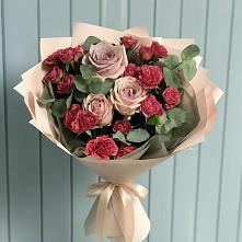 Букет цветов из:  Гвоздики и Розы в Стерлибашево