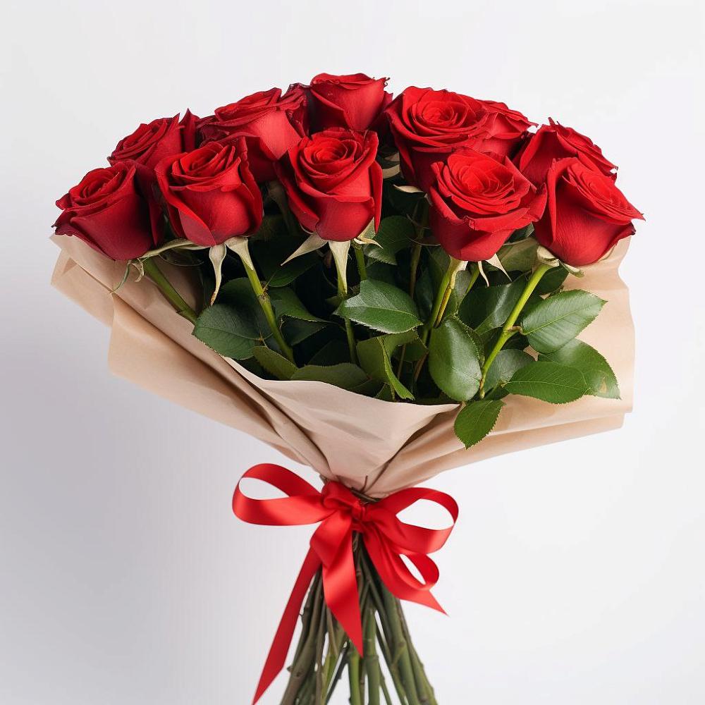 Букет 11 Красных роз Эдлесс Лав в Стерлибашево