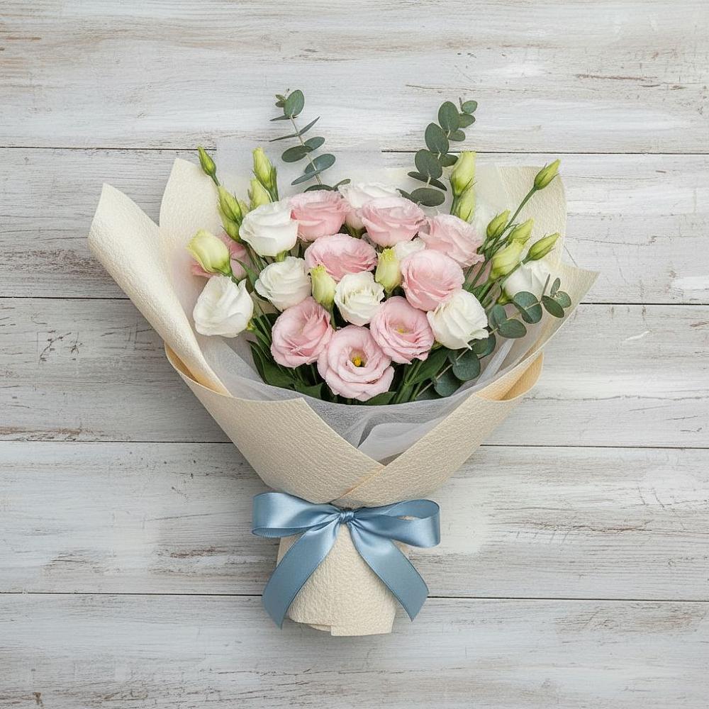 Букет цветов из: Лизиантусы в Стерлибашево